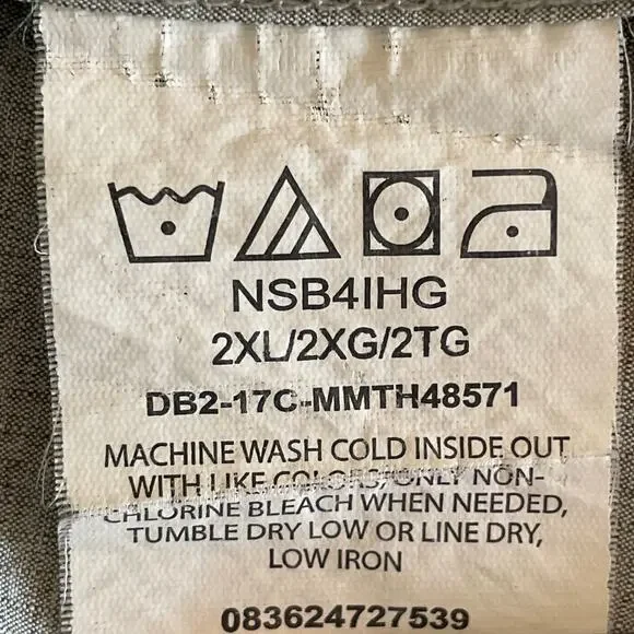 Wrangler Sage Green Short Sleeve Outdoor Sport Shirt Mens 2XL Gorpcore Utility - Picture 9 of 9